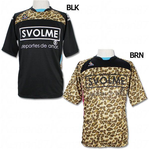 SVOLME（スボルメ） ヒョウ柄昇華半袖プラクティスシャツ 【SVOLME