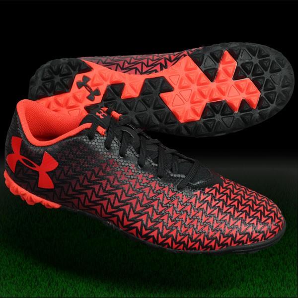 UNDER ARMOUR CF フォース 3.0 TF ブラック×ブラック×ネオン