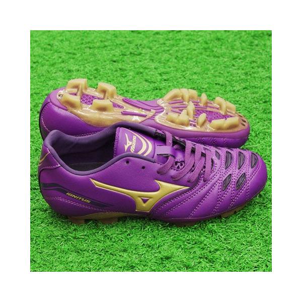 MIZUNO イグニタス 2 Jr MD パープル×ゴールド 【MIZUNO|ミズノ MIZUNO イグニタス 2 Jr MD パープル×ゴールド 【MIZUNO|ミズノ