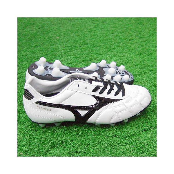 Mizuno サッカースパイク ホワイト MIZUNO ミズノ ソニッククラブ AS ワイド(ホワイト×ブラック