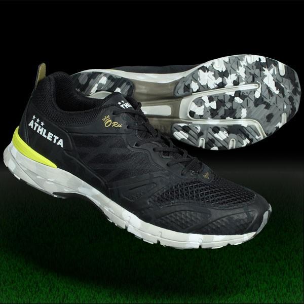 ATHLETA ブラックシューズ ランニング O-Rei 13001 ATHLETA O-Rei Running ブラック 【ATHLETA|アスレタ