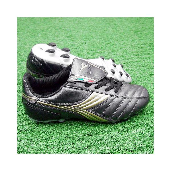 DIADORA LX MD PU JR J ブラック×ゴールド 【diadora|ディアドラ