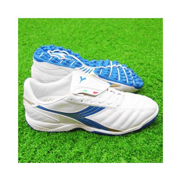 DIADORA（ディアドラ） LX LT TF J ホワイト×ブルー 【diadora