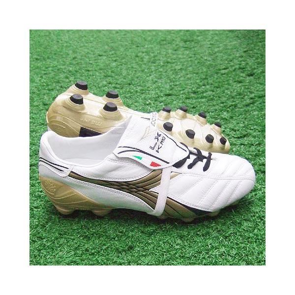 DIADORA LX K-PRO MG14+J ホワイト×ゴールド 【diadora DIADORA LX K-PRO MG14+J ホワイト×ゴールド 【diadora