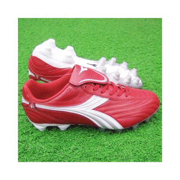 DIADORA（ディアドラ） STILE10 SL MG14+ J レッド×ホワイト×シルバー