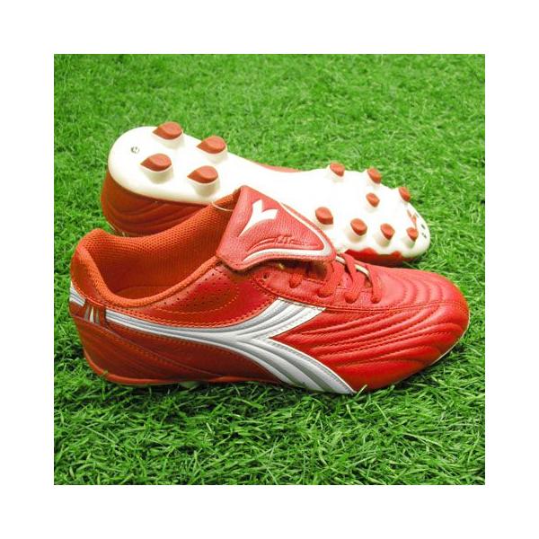 DIADORA（ディアドラ） STILE10 LT MD PU+ JR J レッド×ホワイト