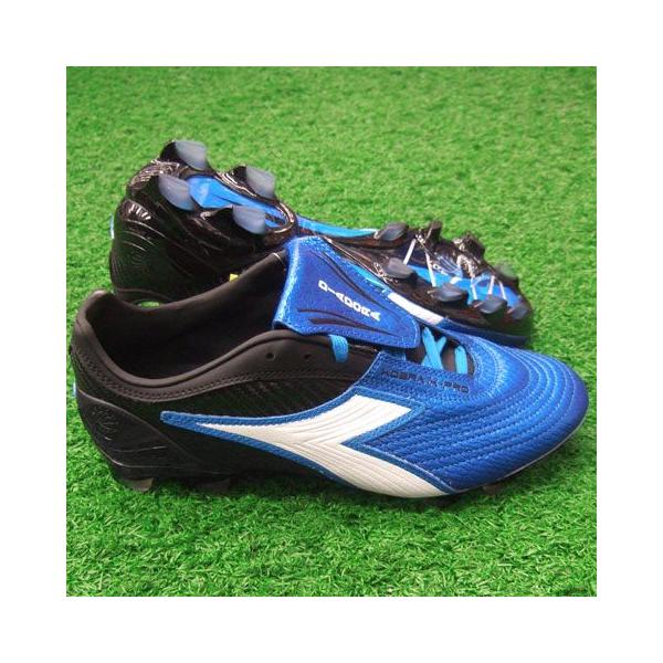 Diadora サッカーシューズ スパイク ブルー ブラック DIADORA（ディアドラ） KOBRA K-PRO BX14J ブルー×ブラック 【diadora