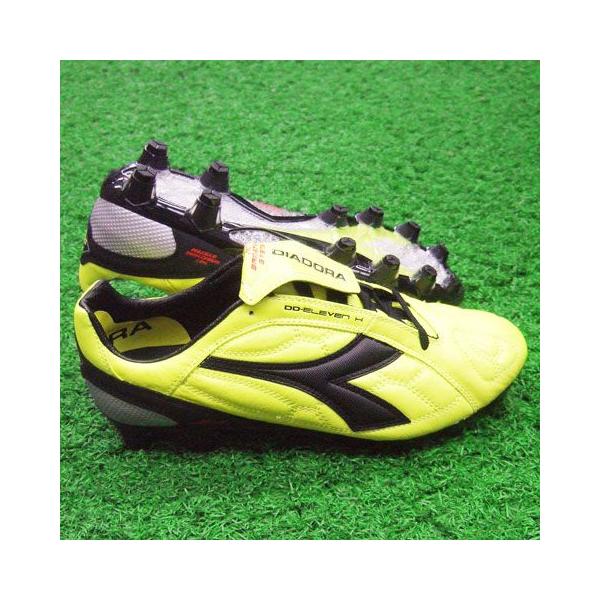 DD-ELEVEN K GX14 J イエローフルオDD×ブラック 【diadora|ディアドラ】サッカースパイク156889-0001