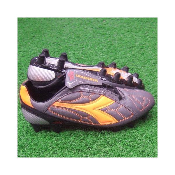 DD-ELEVEN K GX14 J スモークパール×オレンジ 【diadora|ディアドラ】サッカースパイク156889-4655