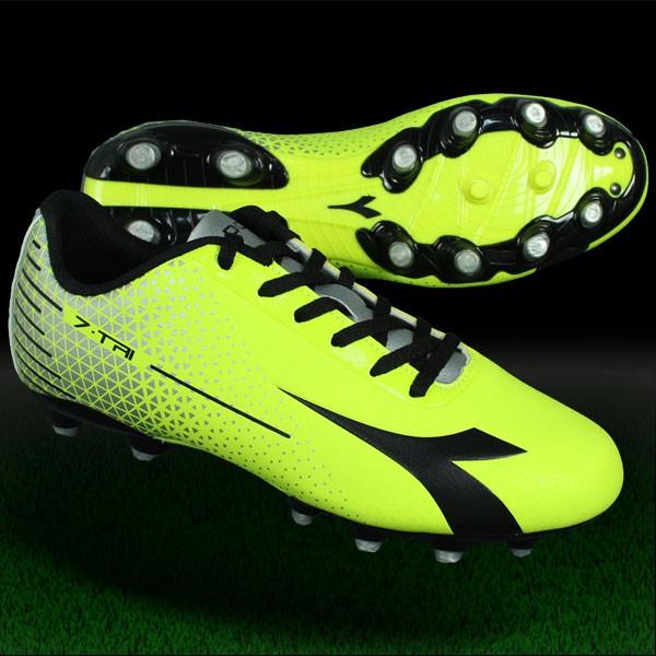 DIADORA 7-TRI MG14 イエローFL×シルバー 【diadora|ディアドラ