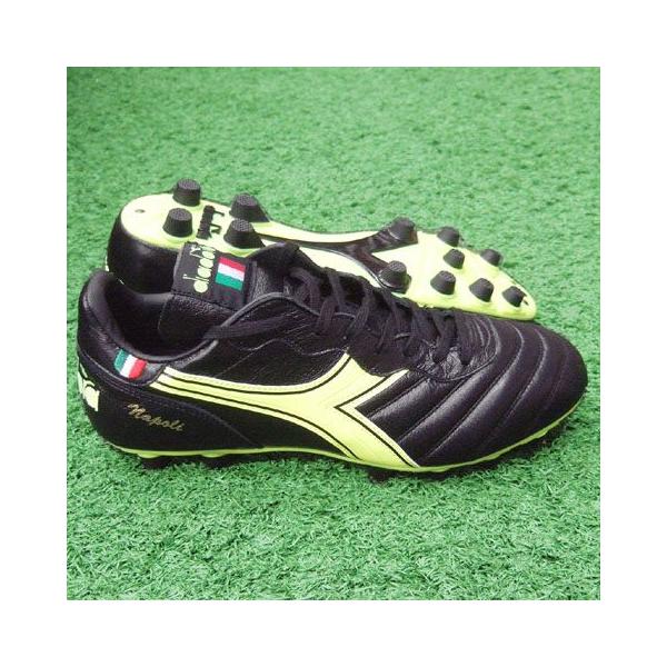 DIADORA ナポリ MD PU ブラック×イエロー 【diadora|ディアドラ