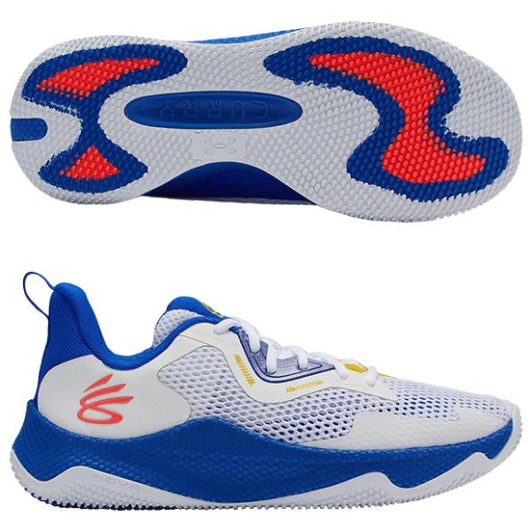 CURRY バスケットボールシューズ ホワイト/ブラック Under Armour Youth Curry 3Z 24 (PS)