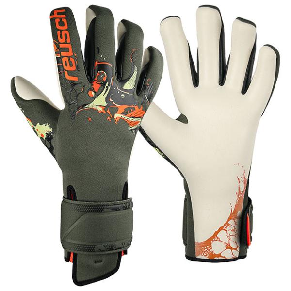 ピュアコンタクト ゴールドＸ アダプティブフレックス デザートグリーン 【reusch|ロイッシュ】サッカーフットサルゴールキーパーグローブ53700