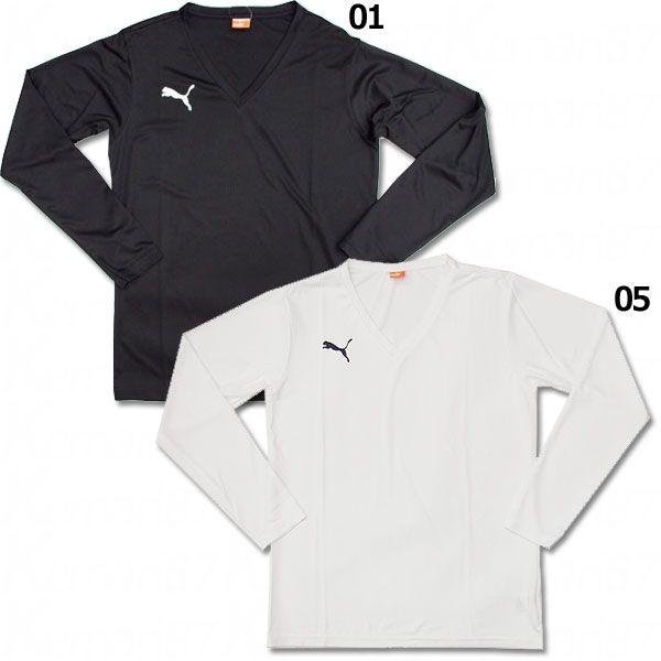 PUMA（プーマ） ジュニア Vネック長袖インナーシャツ 【PUMA|プーマ