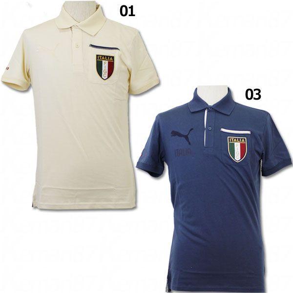 PUMA イタリア代表 2014 FIGC 半袖ポロシャツ 【PUMA|プーマ