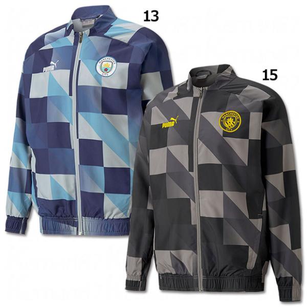 PUMA マンチェスターシティ ジャケット ペイズリー柄 PUMA マンチェスターシティ PM ジャケット 【PUMA|プーマ