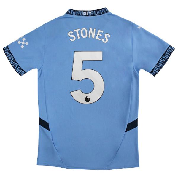 正規品　マンチェスターシティ　ユニフォーム　No.5　ストーンズ PUMA（プーマ） マンチェスターシティ 24-25 ホーム 半袖レプリカ