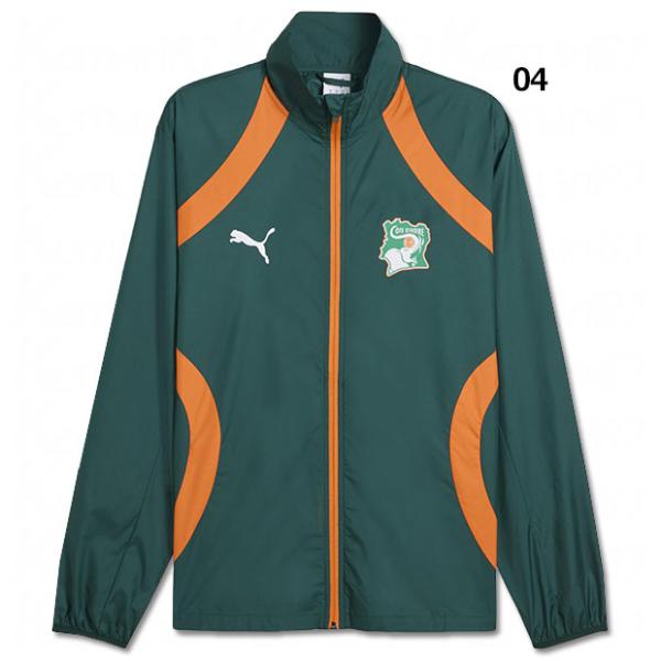コートジボワール代表|PM|ウーブンジャケット　【PUMA|プーマ】ナショナルチームウェアー777220 PUMA（プーマ） コートジボワール代表 PM ウーブンジャケット 【PUMA