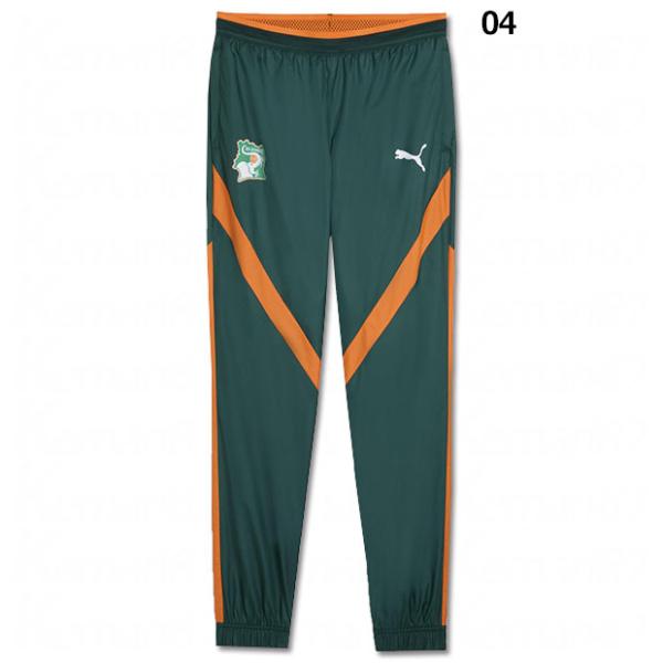 コートジボワール代表|PM|ウーブンパンツ　【PUMA|プーマ】ナショナルチームウェアー777221 PUMA（プーマ） コートジボワール代表 PM ウーブンパンツ 【PUMA