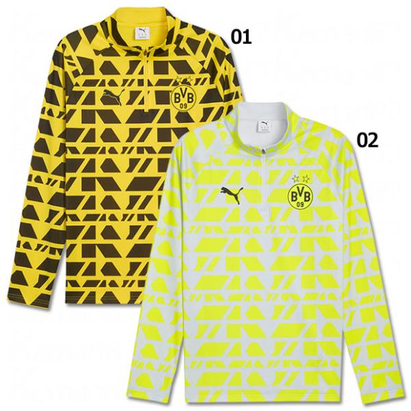 PUMA ドルトムント PM 1/4ジップトップ 【PUMA|プーマ】クラブ