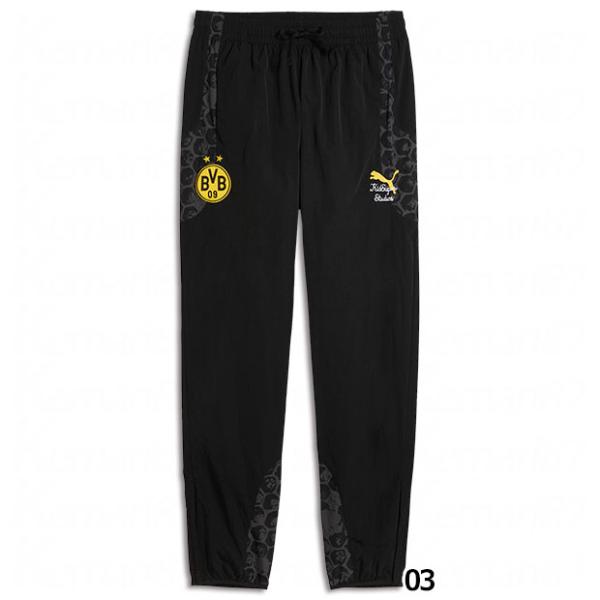 ドルトムント × KIDSUPER トラベルパンツ　【PUMA|プーマ】クラブチームウェアー783111 PUMA（プーマ） ドルトムント × KIDSUPER トラベルパンツ 【PUMA