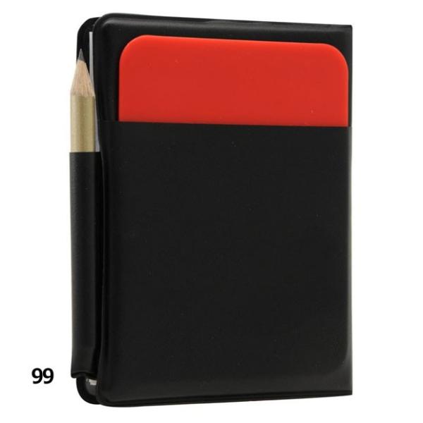 ソンディコ、レフリーセット。イギリスの伝統あるサッカー専門ブランド・ソンディコのレフリー用アクセサリー。審判の必須アイテム。セット内容：レフリーブック、ノート、鉛筆、カード(イエロー、レッド)モデル：2019年秋冬