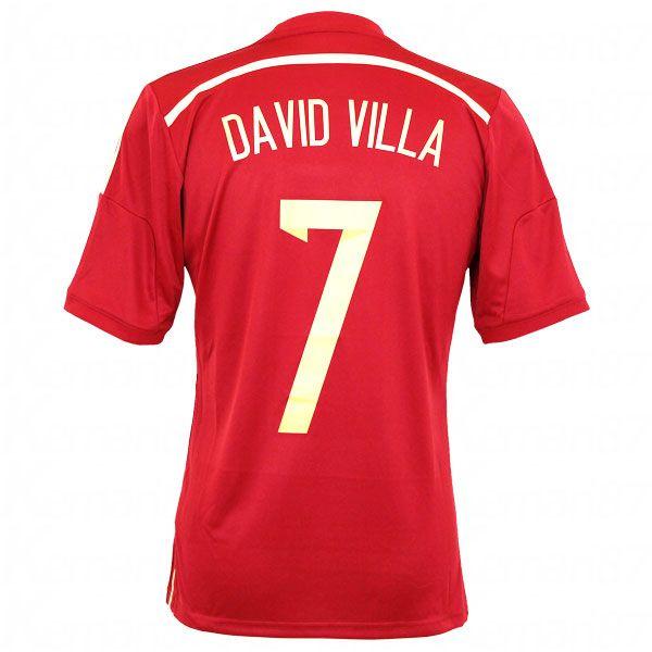 スペイン代表 DAVID VILLA/ビジャ 7 ユニフォーム L スペイン代表 DAVID VILLA / ダビドビジャ 7 ユニフォーム L