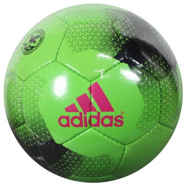 adidas サッカーボール adidas エース グライダー ソーラーグリーン×コアブラック