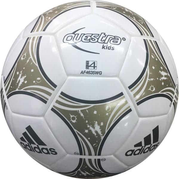 クエストラキッズ ホワイト ゴールド Adidas アディダス サッカーボール4号球af4635wg Kemari87 Paypayモール店 通販 Paypayモール