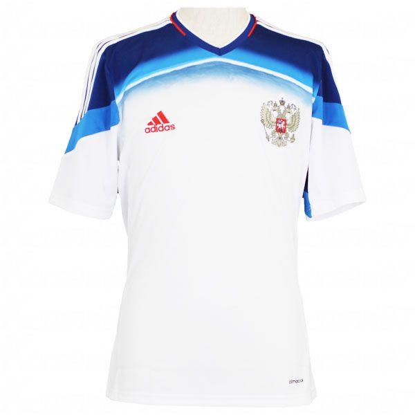 未使用　アディダス　ロシア代表　2014 サッカー　ワールドカップ　ユニフォーム ロシア代表 14 ホーム 半袖 ユニフォーム ADIDAS FIFAワールド