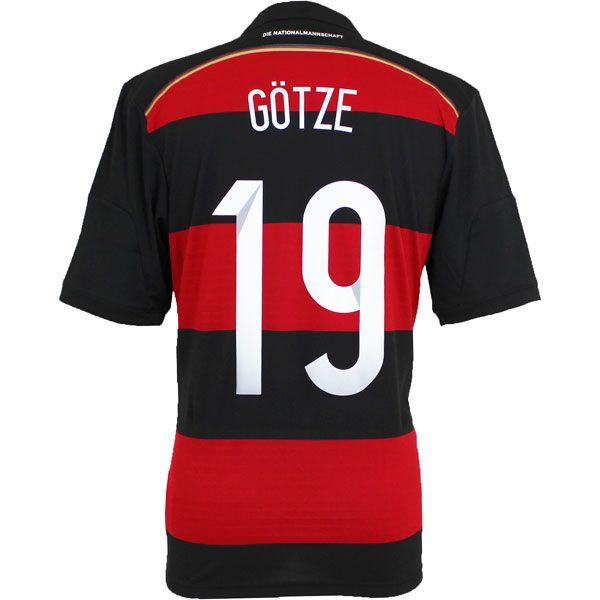 adidas ドイツ代表 2014 ゲッツェ 19番 オーセンティックユニ