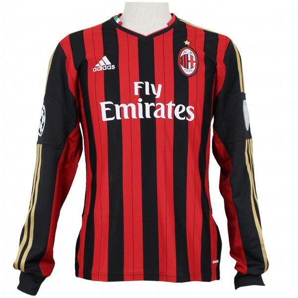 ACミラン 13-14 ホーム UCL 長袖レプリカユニフォーム 【adidas
