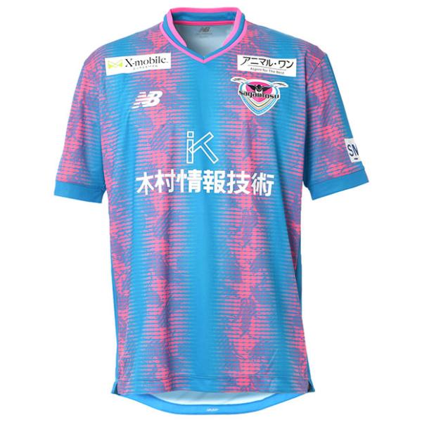 ★NewBalanceニューバランスサガン鳥栖2021半袖ユニフォームMサイズ New Balance サガン鳥栖 2023 ホーム 半袖レプリカユニフォーム