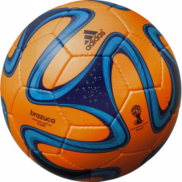 2014 FIFA ワールドカップ ブラジル大会 4号球 ブラズーカ グライダー　オレンジ　【adidas|アディダス】サッカーボール4号球as494