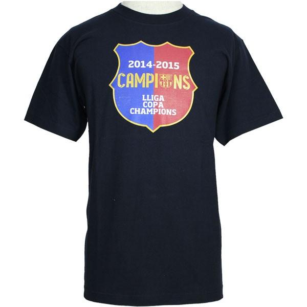 FCバルセロナ 14-15 優勝記念半袖Tシャツ クラブチームウェアー