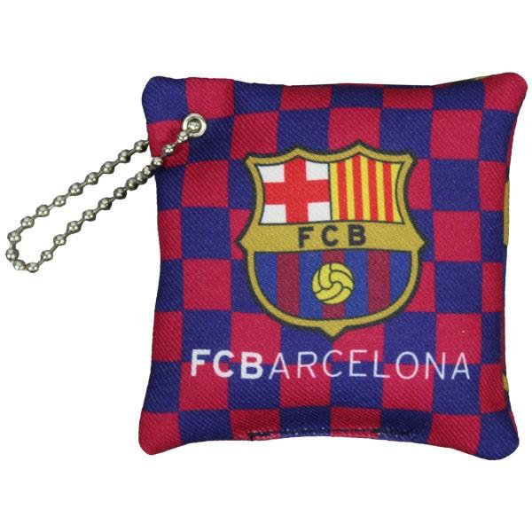 FCバルセロナ クッションキーホルダー ネイビー サッカーフットサル バルセロナ クッション