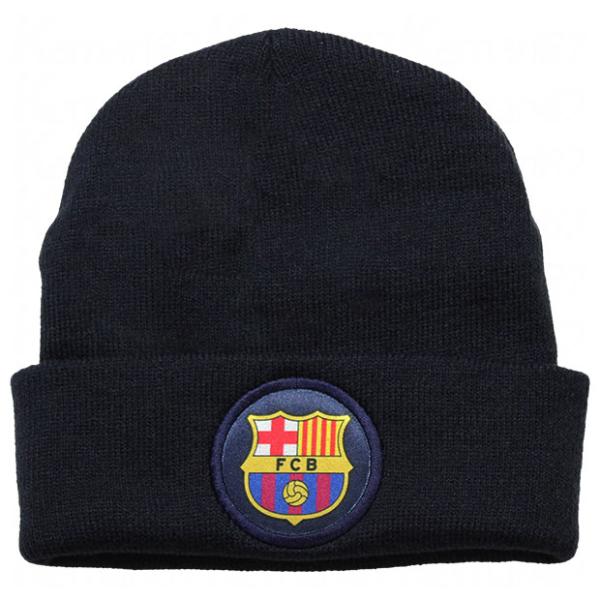 FUTBOL CLUB BARCELONA キャップ　美品 FCバルセロナ ダブルニットキャップ クラブチームアクセサリーbcn35894