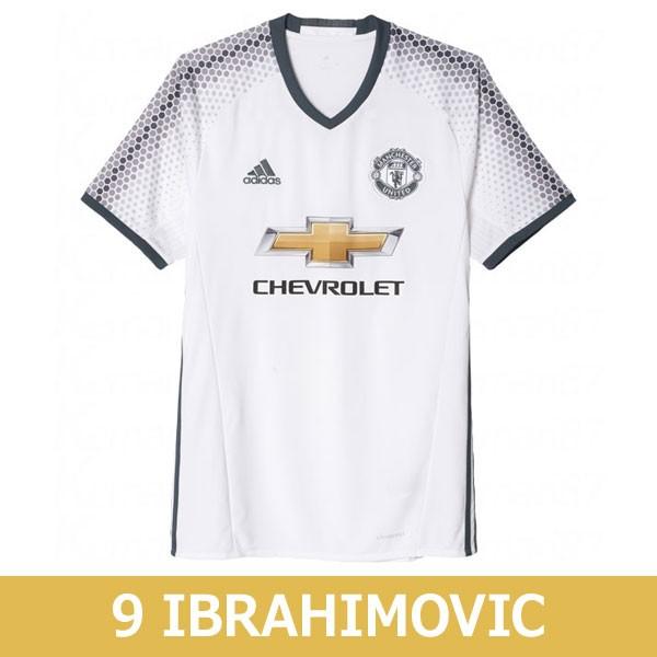 マンチェスターユナイテッド 16 17 3rd 半袖レプリカユニフォーム 9 イブラヒモビッチ Adidas アディダス クラブチームレプリカウェア Kemari87 Paypayモール店 通販 Paypayモール