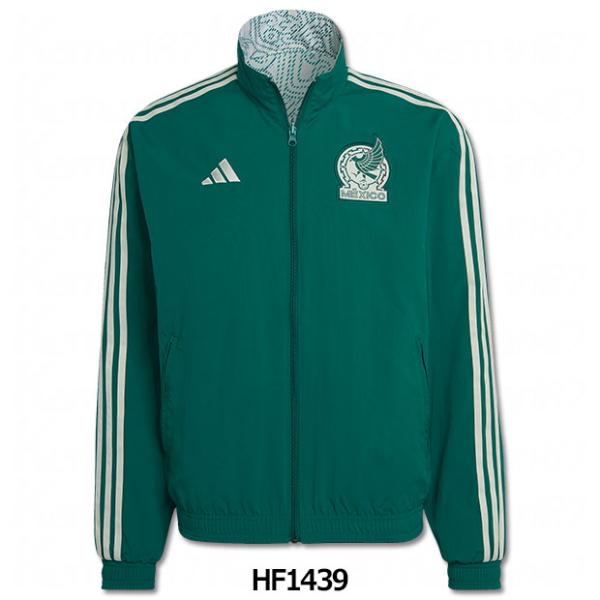 adidas メキシコ代表 2022W杯アンセムジャケット　リバーシブル kemari87_bu364