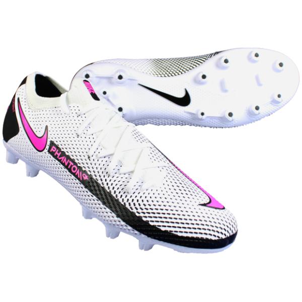 NIKE（ナイキ） ファントム GT プロ HG ホワイト×ピンクブラスト