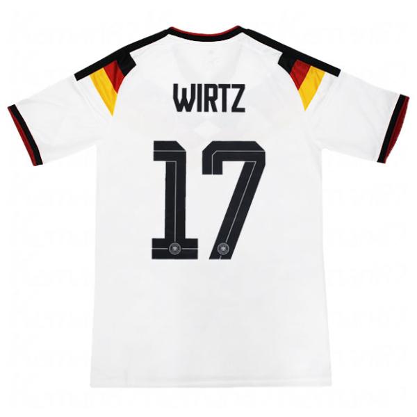 ドイツ代表 2026 ホーム 半袖レプリカユニフォーム 17.フロリアン・ヴィルツ 【adidas|アディダス】ナショナルチームレプリカウェアーcq4