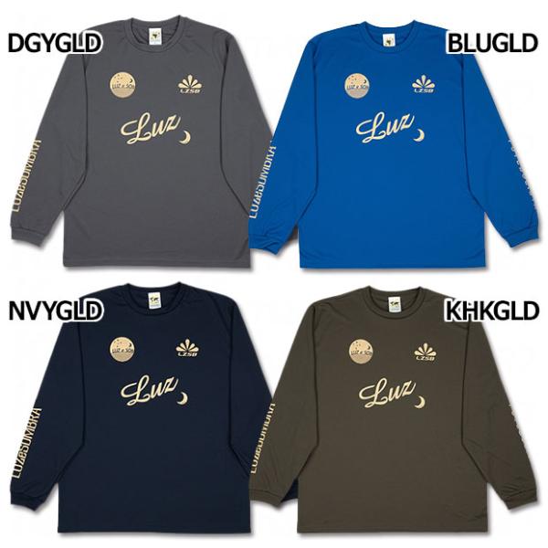 ポルトガル語で「光と影」を意味するルースイソンブラ、大人/メンズ用プラクティスシャツ。様々なシーンに対応した「STANDARD」シリーズ。スタンダードなロゴデザインのロングスリーブシャツ。品質：ポリエステル100％モデル：2024年秋冬