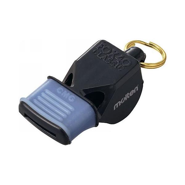 マウスグリップによりソフトなくわえ心地を実現したホイッスル。◆ロープ付き◆バスケットボール、バレーボール、サッカー、ハンドボール、各種競技審判員用カラー：ブラック