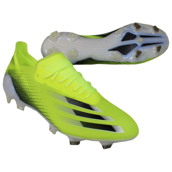 adidas エックス ゴースト.1 FG ソーラーイエロー×コアブラック