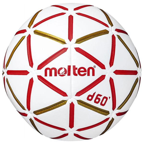 【12個セット】モルテン ハンドボール 2号球 d60 検定球 ホワイト×レッド H2D4000-RW molten（モルテン） d60 ハンドボール ホワイト×レッド 【molten