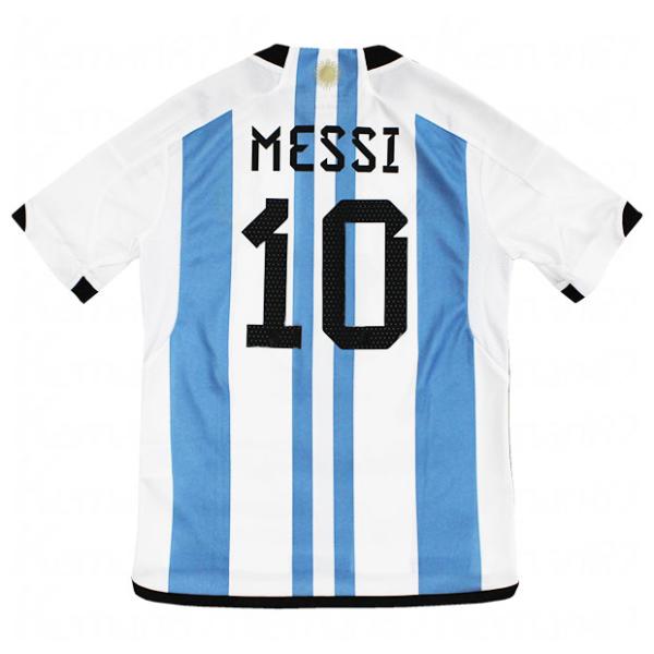 【店舗完売品】希少 アルゼンチン代表ホームレプリカユニフォーム Lサイズ メッシ adidas（アディダス） ジュニア アルゼンチン代表 2023 ホーム 半袖