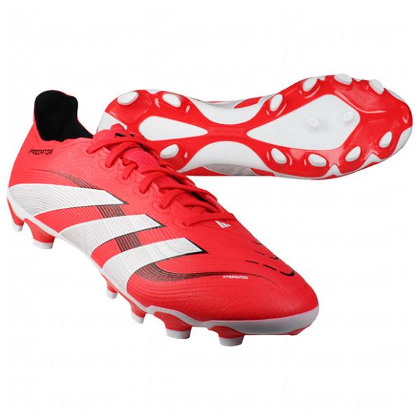 adidas Predator サッカーシューズ ホワイト/レッド adidas プレデター LEAGUE HG/AG ルシッドレッド×フットウェア
