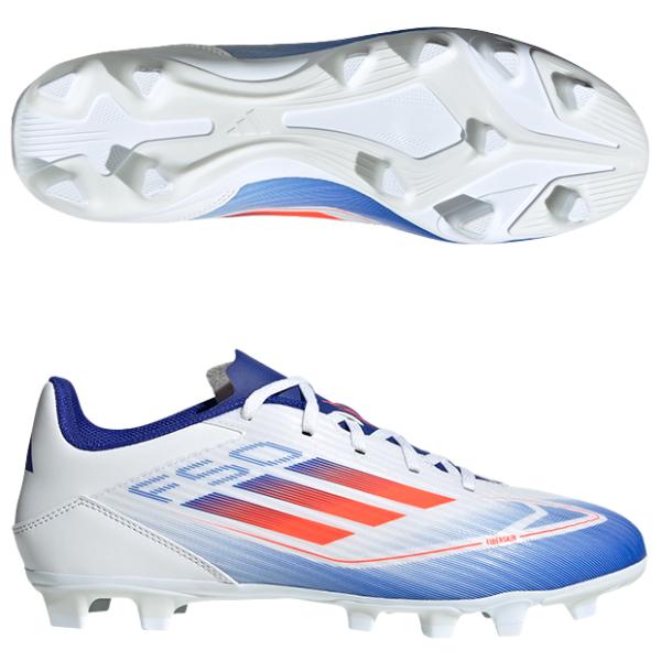 adidas F50 CLUB FXG フットウェアホワイト×ソーラーレッド