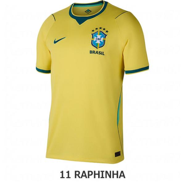 ブラジル代表 2026 ホーム 半袖レプリカユニフォーム 11.ハフィーニャ(ラフィーニャ) 【NIKE|ナイキ】ナショナルチームレプリカウェアーif