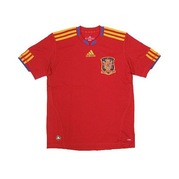 adidas スペイン代表 2010 ホーム キッズジュニア 半袖